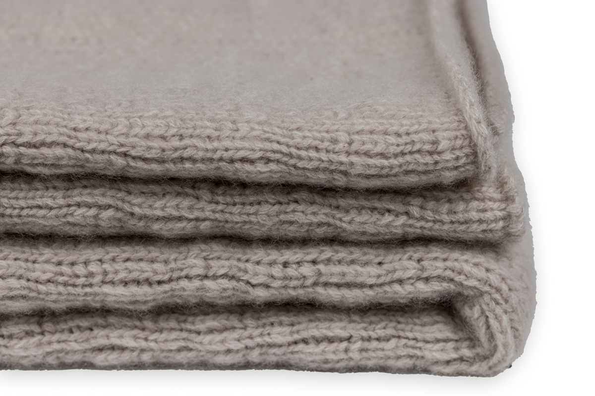 Cashmere Throw – Pearl