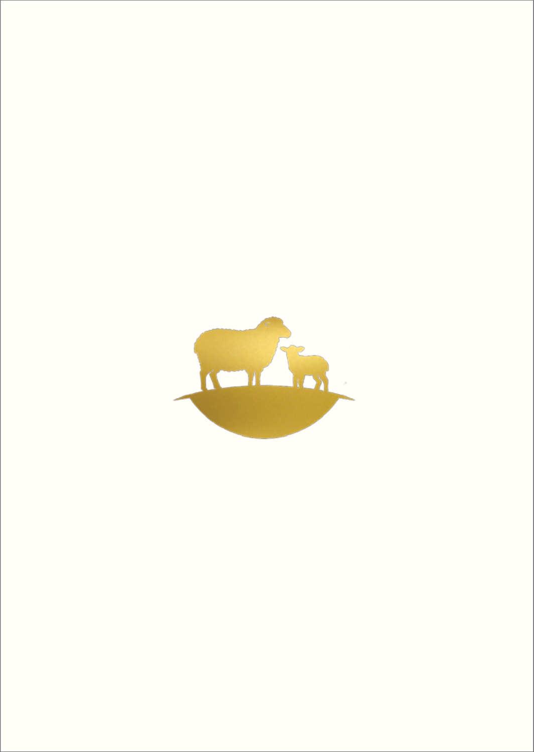 Greeting Card - Sheep
